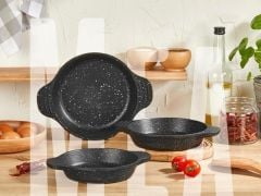 Lapis 3 Parça Siyah Döküm Sahan Set