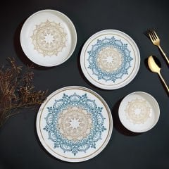 SOLE 24 PARÇA BONE PORSELEN YEMEK TAKIMI