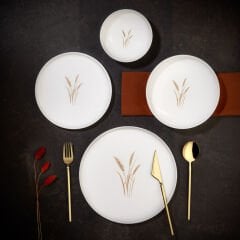 VERGİNE 24 PARÇA BONE PORELEN YEMEK TAKIMI